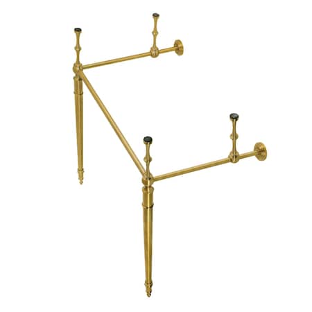 Fauceture VPB33287 Edwardian Brass Console Sink Legs, Brushed Brass VPB33287